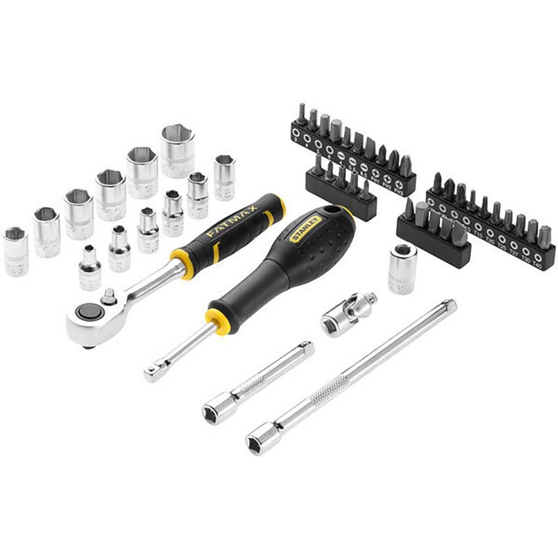 Douilles M 1/4’’ Stanley STAKBOX – Jeu complet 48 pièces