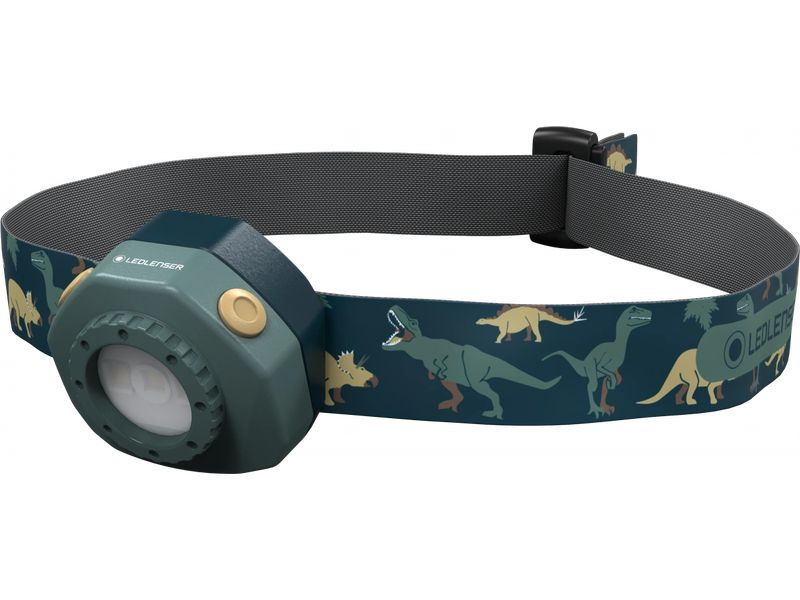 LED LENSER Stirnlampe Kidled 4R Grün Wiederaufladbare und leichte Kinderkopflampe