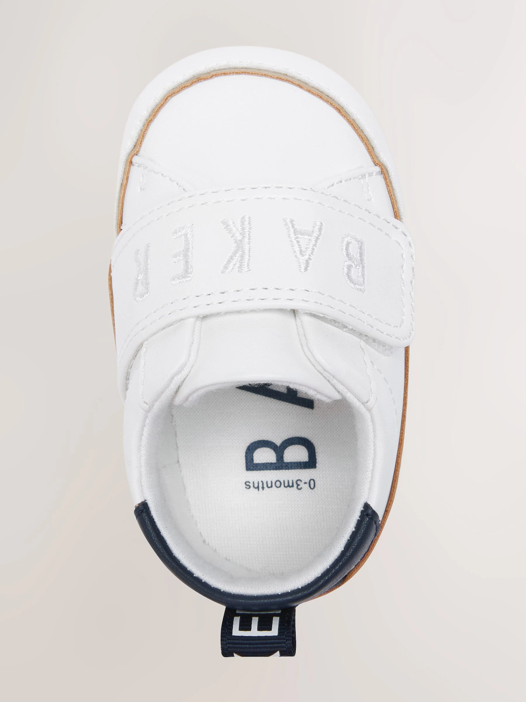 Wit - Baker by Ted Baker paddersneakers voor jongens