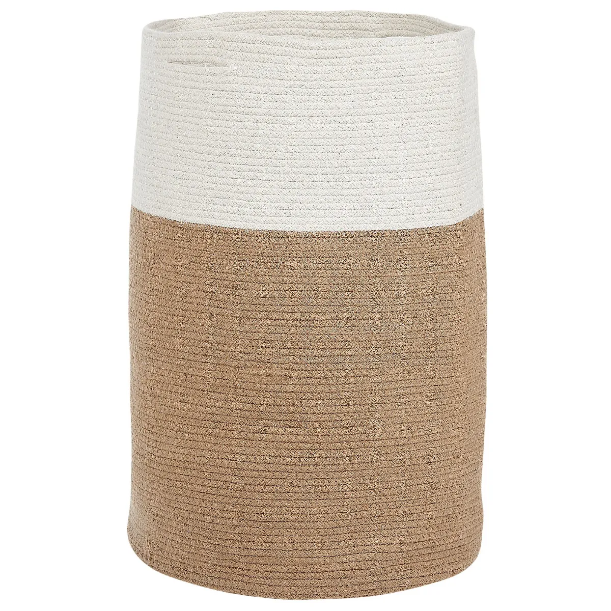 Beliani Panier ARDESEN - Beige et Blanc