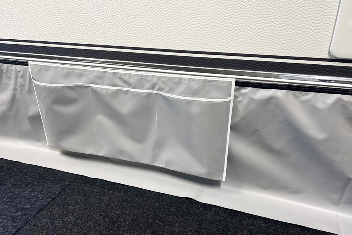 ESVO 5 meter tochtstrook met klittenband en opbergzak - Grey