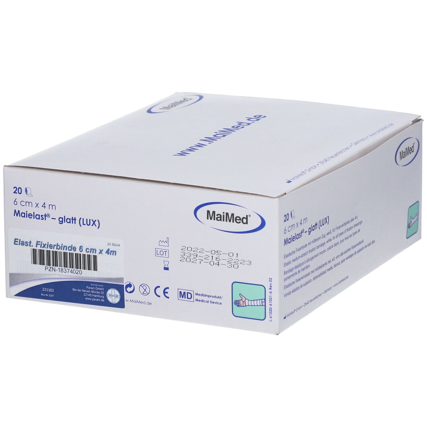 MaiMed® Maielast® - glatt 6 cm x 4 m