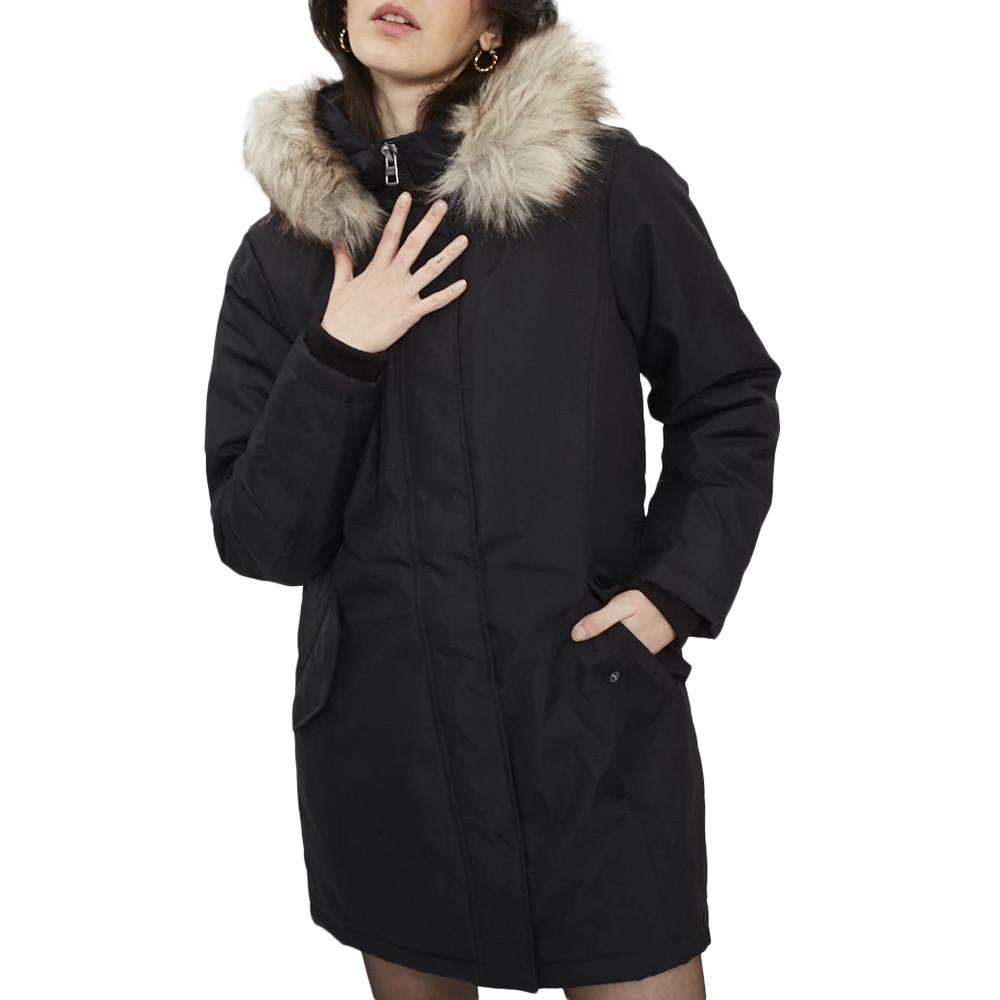 Only Parka Noir Femme Only Coat