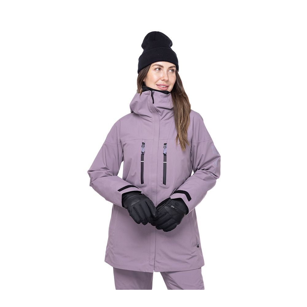 686 SKYLINE SHELL GTX - Veste snow Femme dusty orchid