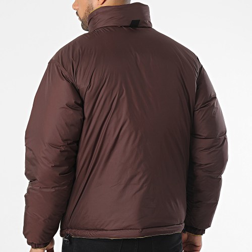 Doudoune Réversible Nuptse Vert Bordeaux