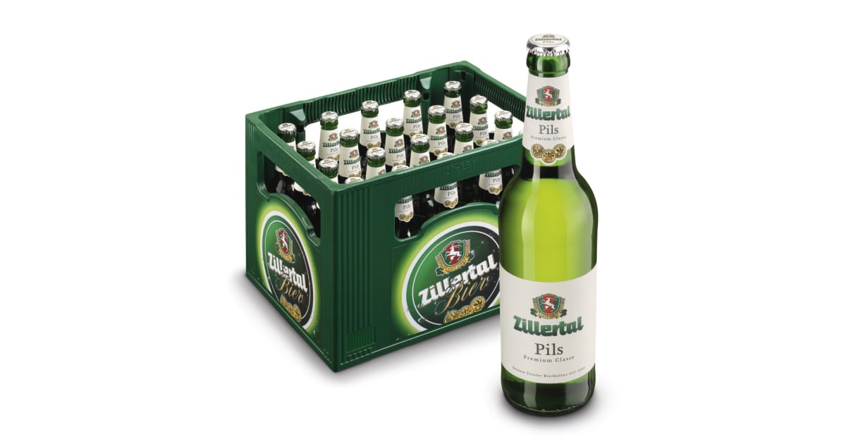 Zillertal Bier Pils 0,33 Liter (Mehrweg)