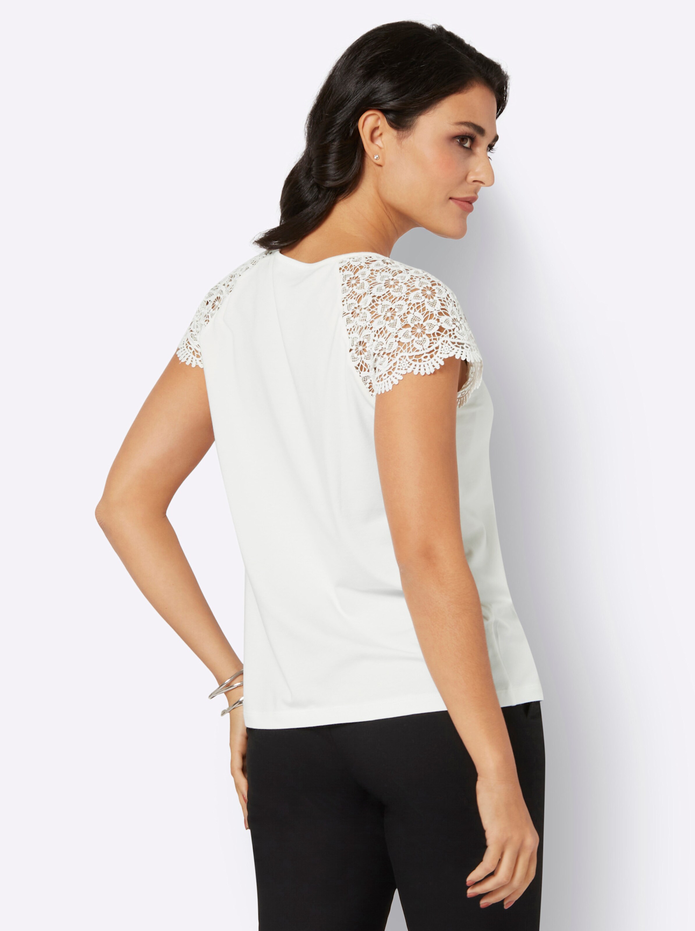 Shirt in ecru