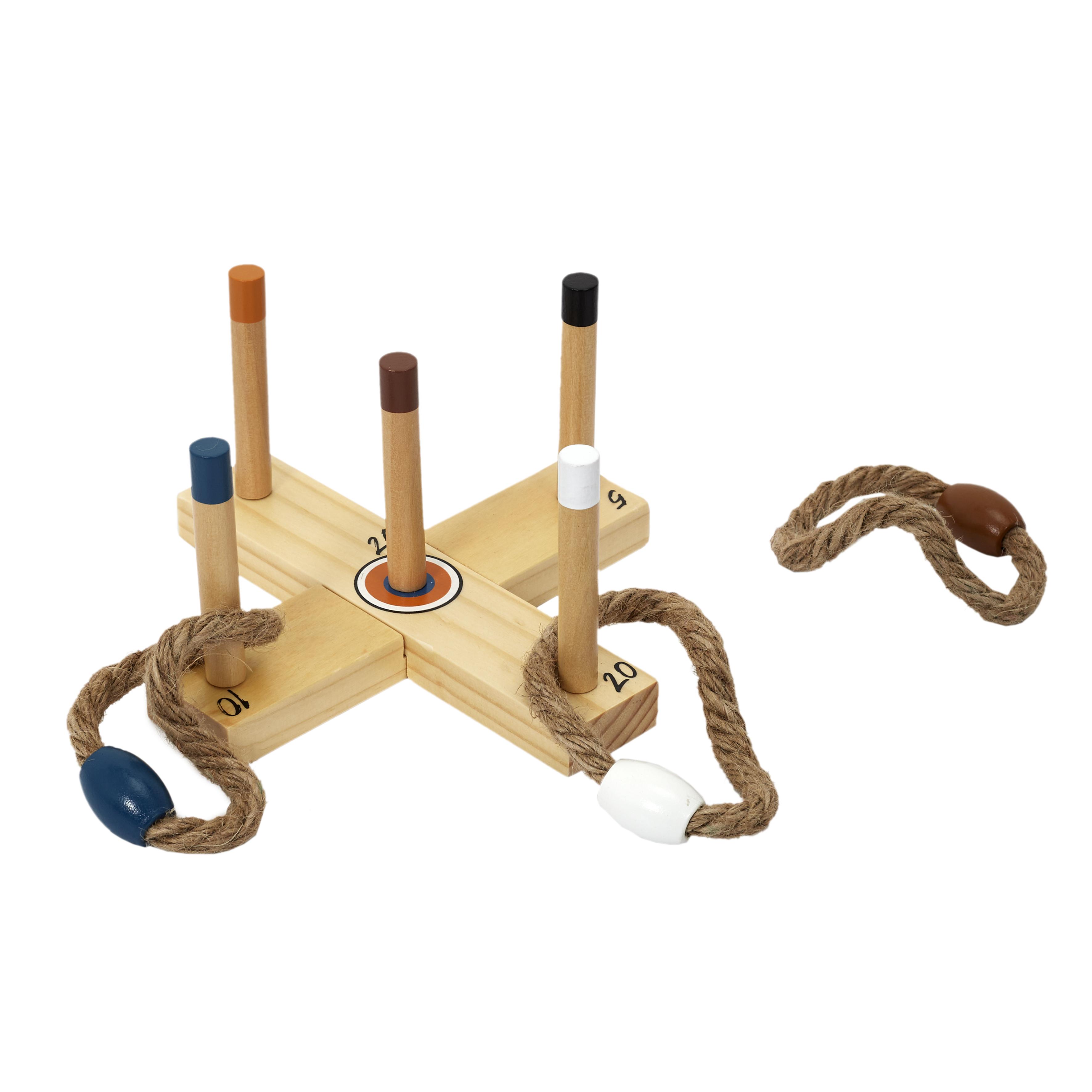 JEU BOIS LANCER ANNEAU