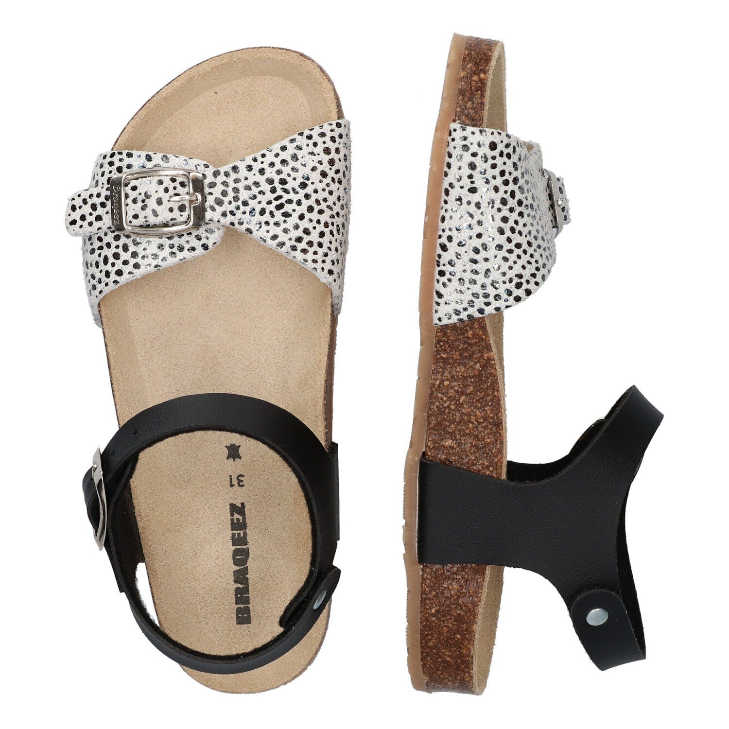 Sally Spain - Sandalen Braqeez Zwart