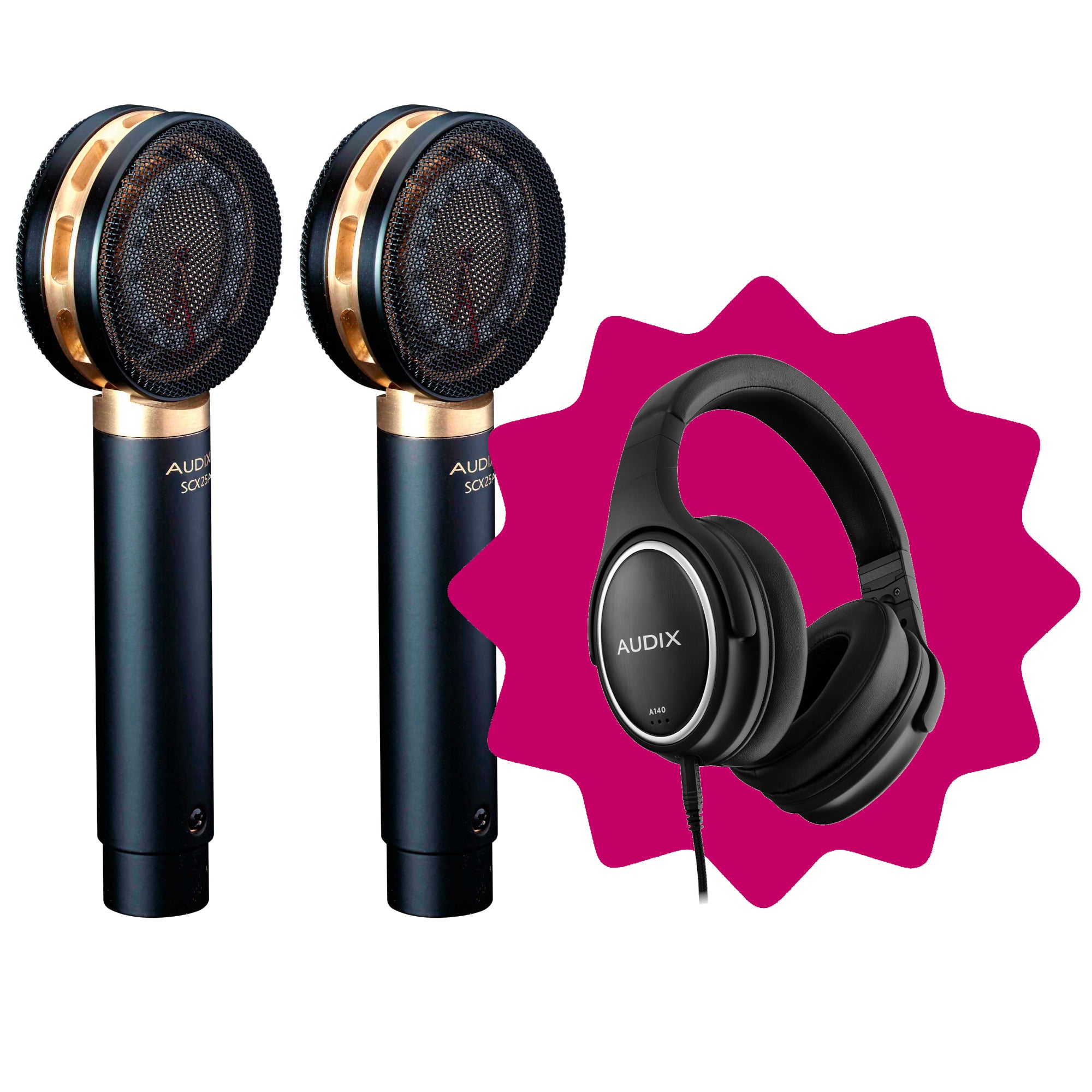 Audix SCX25APS microfoon met A140 koptelefoon