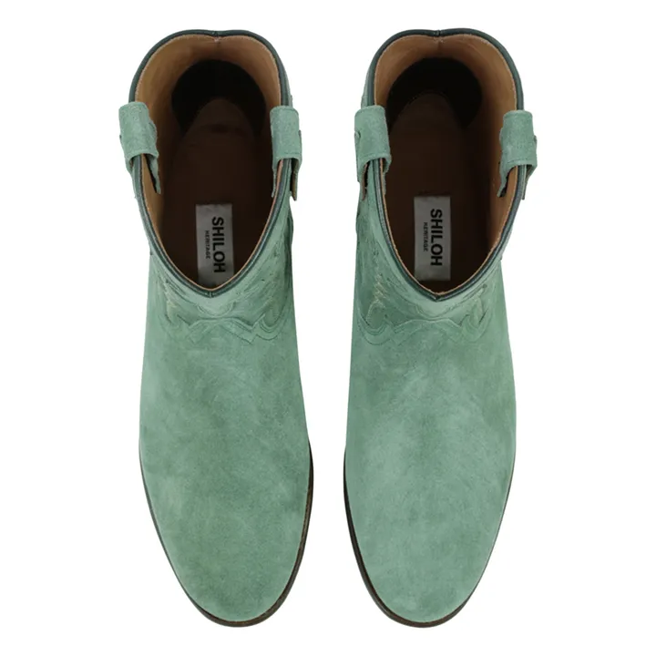 Shiloh Heritage Boots Early Midnight Daim | Vert
