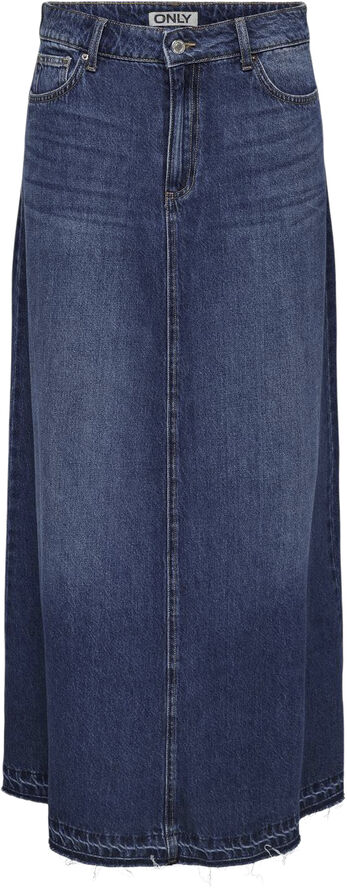 ONLY ONLCURTIS MW MAXI DNM SKIRT AZG Blå
