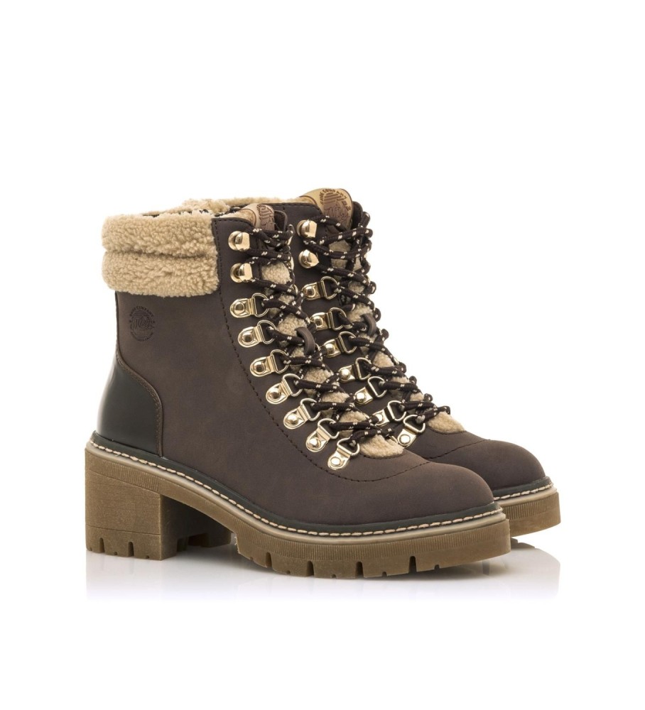Botas de cano curto Mustang Doris marrons