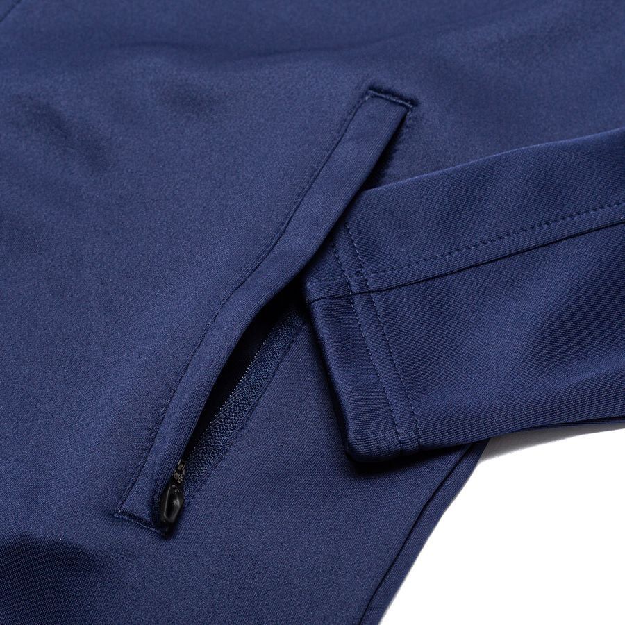 Hummel DBU Fodboldskole Entraîneur Poly Full Zip Sweat - Bleu Marine