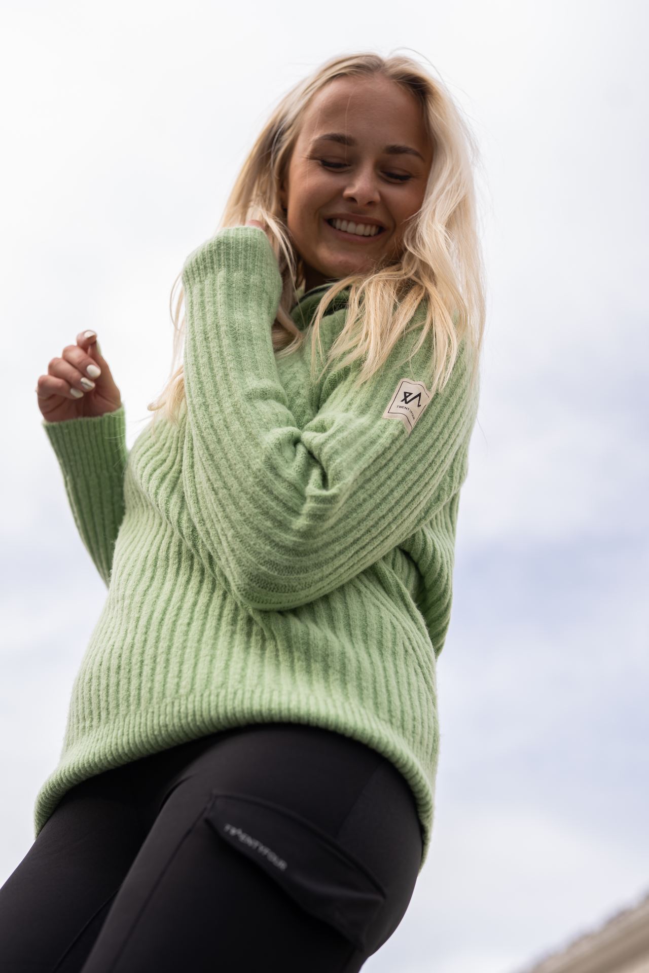 1222 Half Zip Genser
