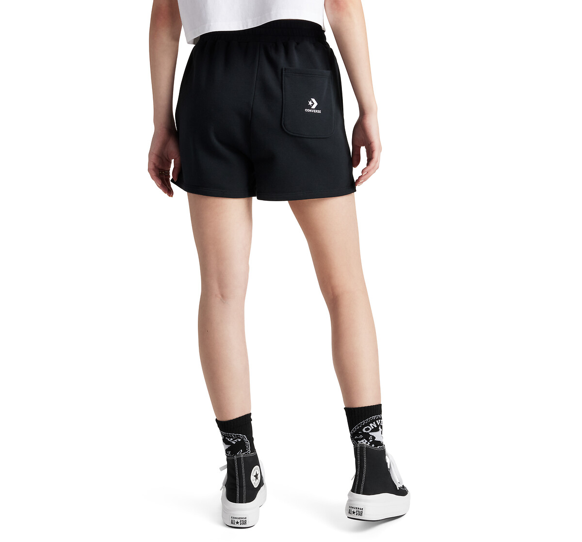 CONVERSE<br>Shorts em sarja