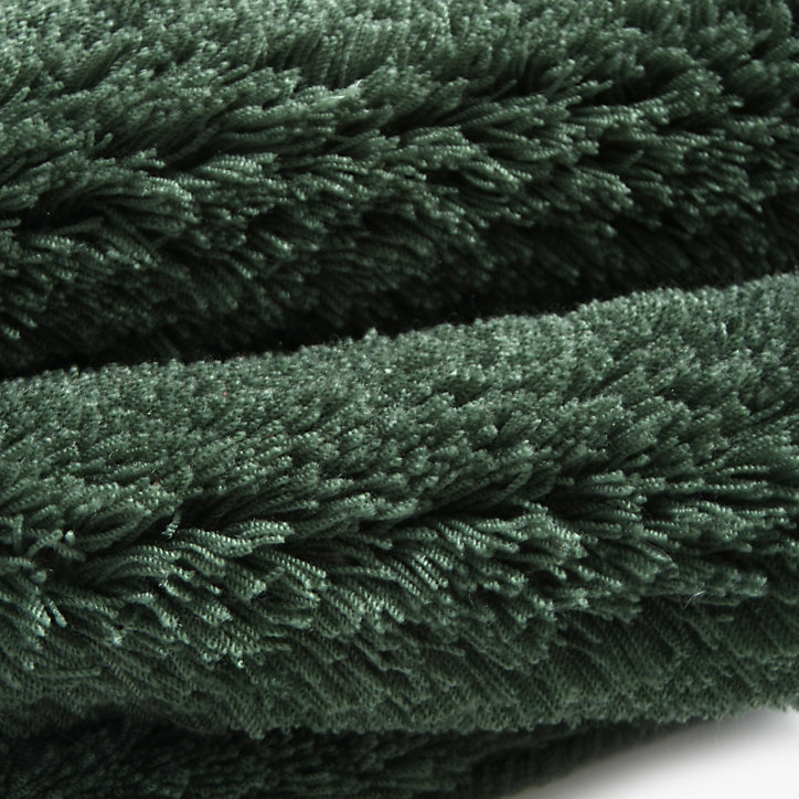 Tapis de bain antidérapant 55x55 cm, acrylique vert foncé, Bree Spirella