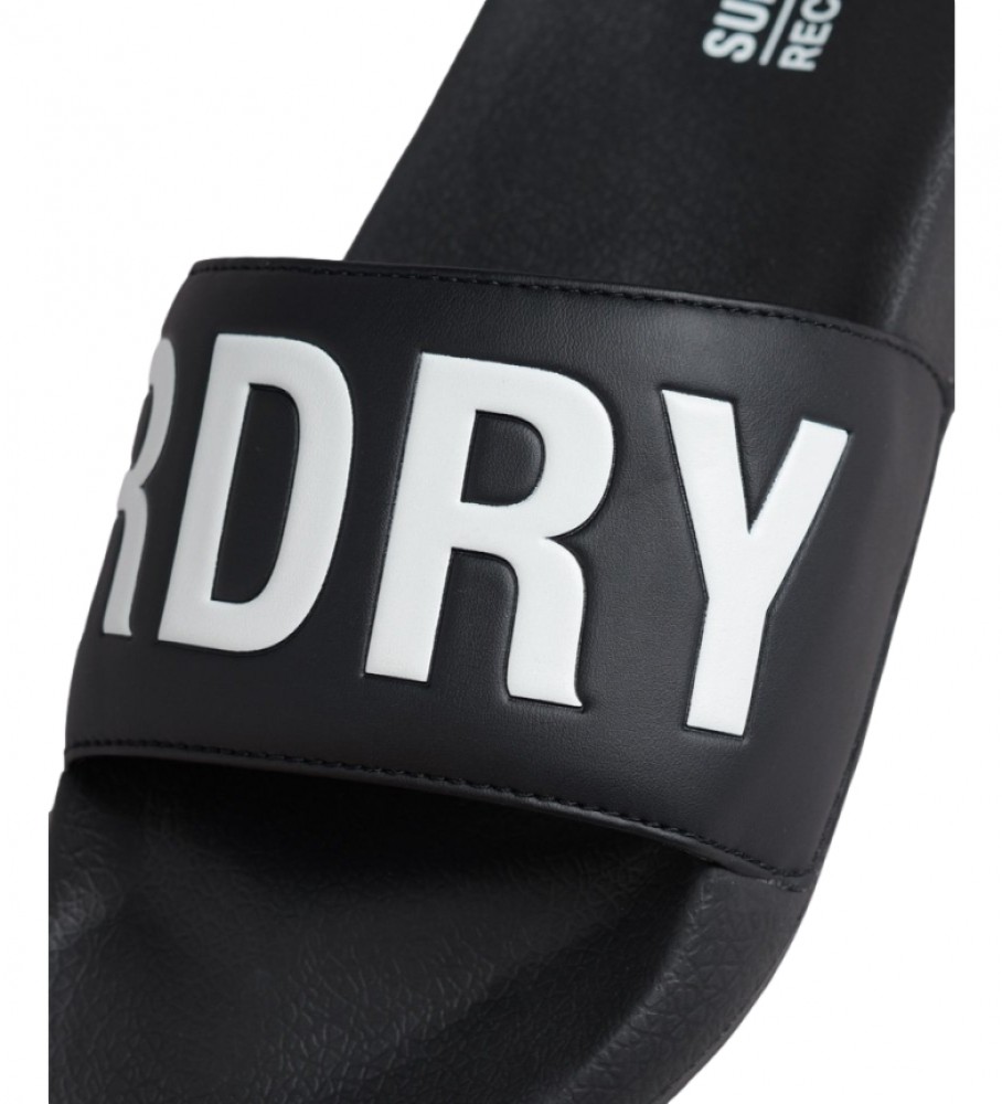 Superdry Chanclas de piscina Code Core negro
