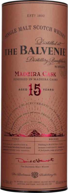 BALVENIE 15 YEARS MADEIRA CASK 70CL