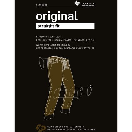 Jean John Doe ORIGINAL LONGUEUR 36 - Straight - Bleu