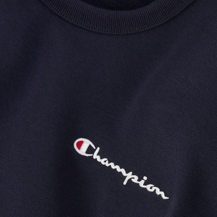 Champion Small Logo Fleece Crewneck Sweater Heren