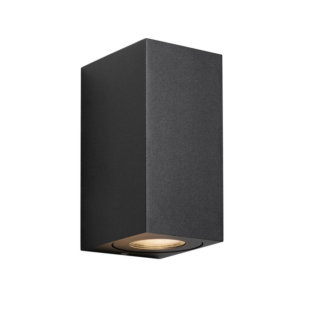 VEGGLAMPE NORDLUX CANTO MAX KUBI 2 SEASIDE SVART