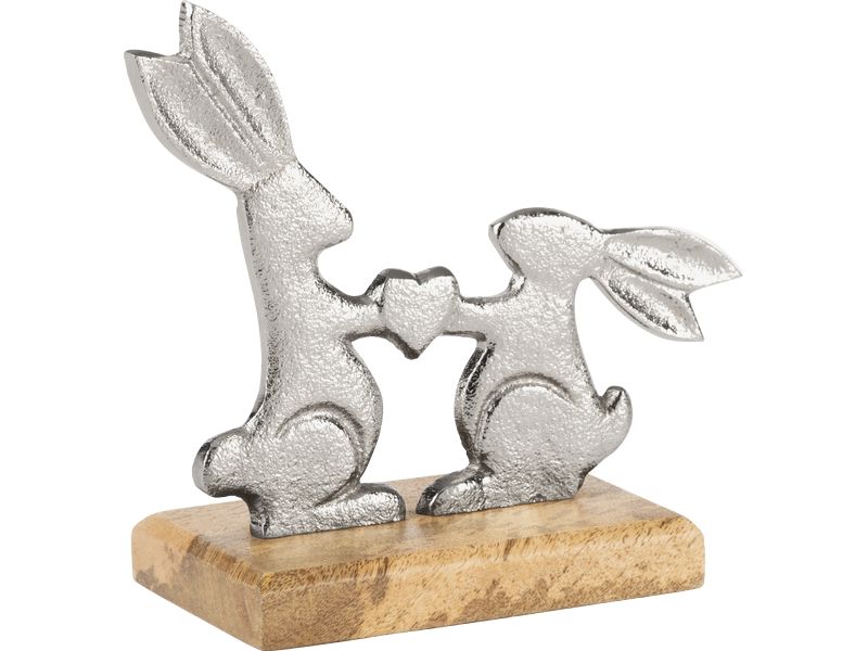 EGLO Aufsteller Amoatsy 15.3 cm, Braun, Silber Deko-Objekt
