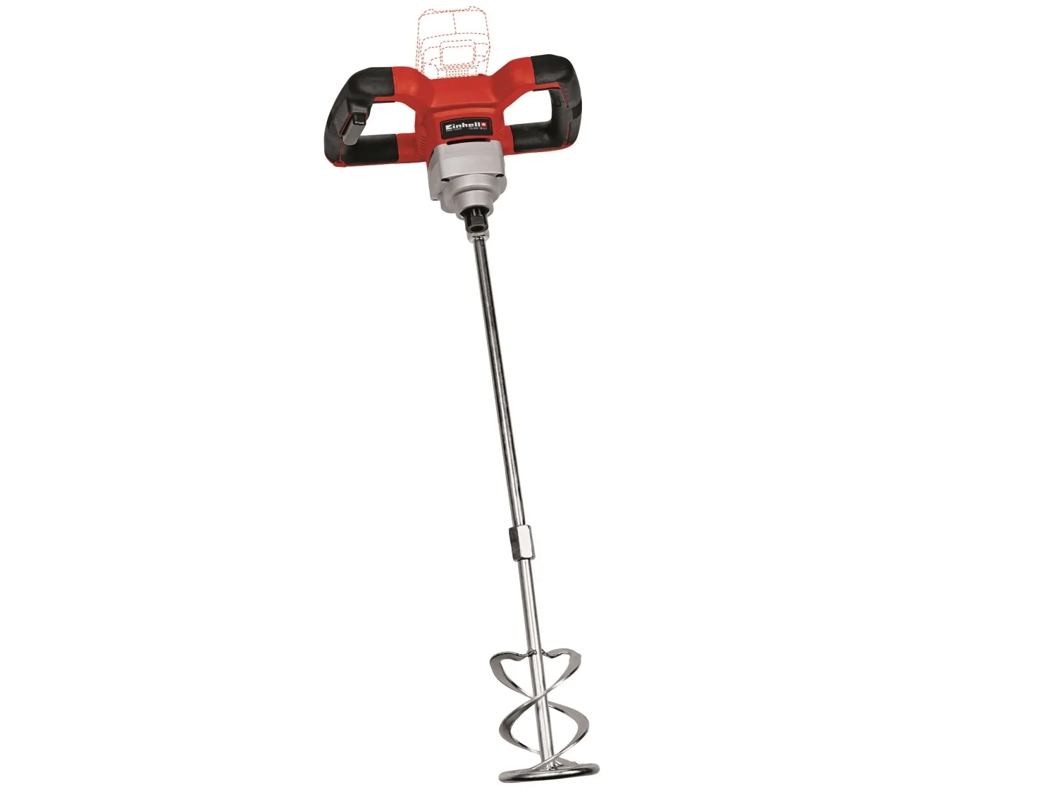 Einhell Einhell TE-MX 18 Li akku røreværk m/mørtelpiskeris Ø100 mm. 18V u/batteri og lader - SOLO