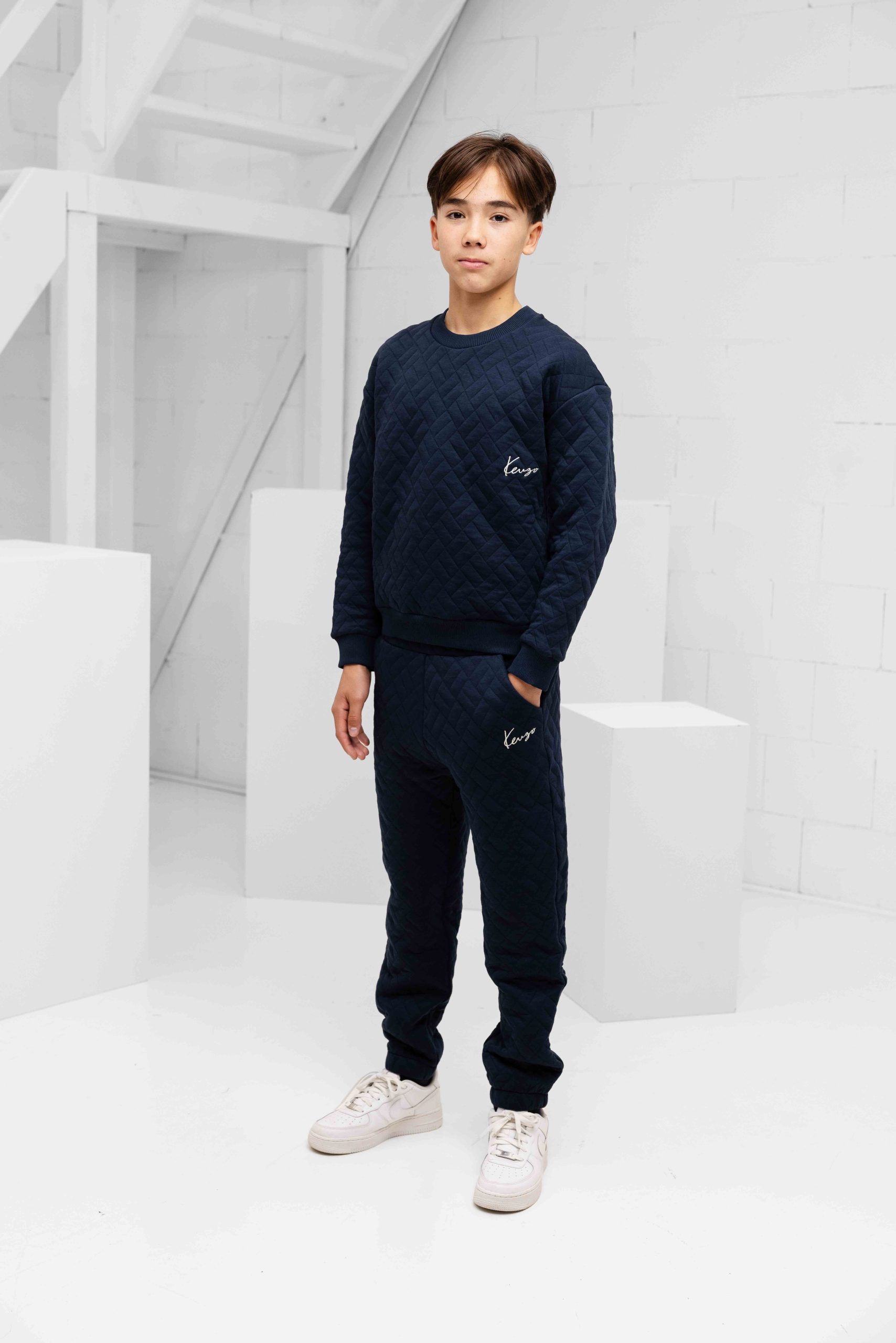 Kenzo Trainingspak Kids Donkerblauw