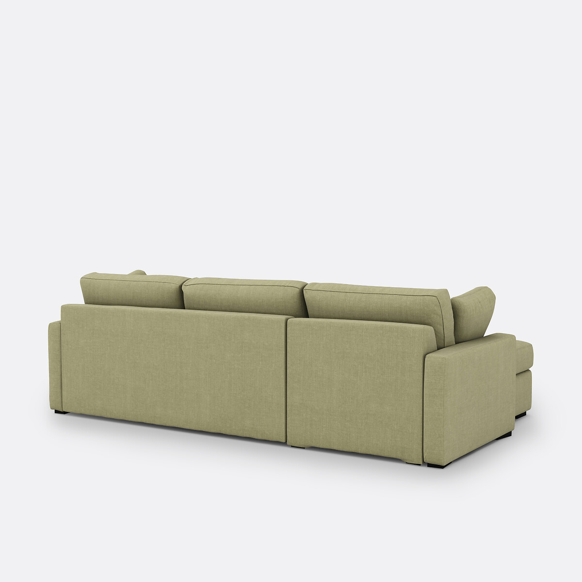 LA REDOUTE INTERIEURS<br>Sofá cama de canto algodão/linho, Bultex, Timor