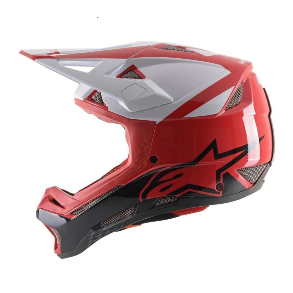 Alpinestars MISSILE PRO COSMOS - Casque VTT rouge/blanc glossy