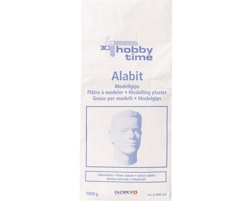 Gietmassa modelleergips Alabit 1 kg wit