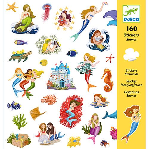 Djeco stickers zeemeerminnen - 160 st DJ08885