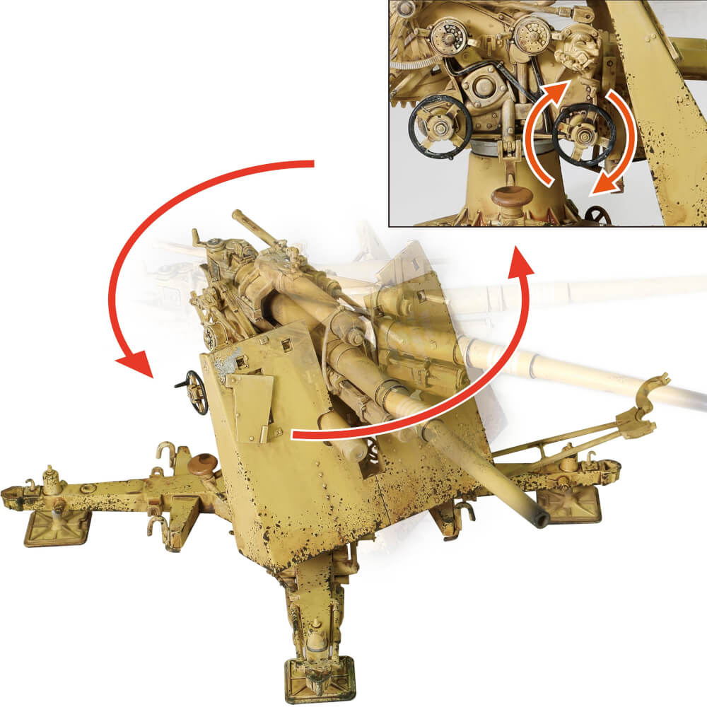 1:32 Dt. Flak 36/18 m. Sd. 202 Anh. DAK