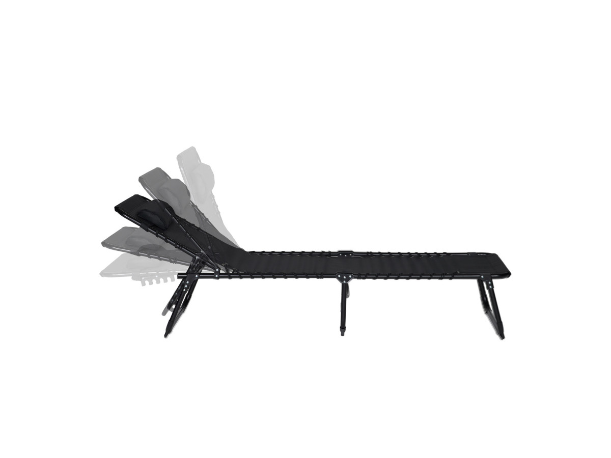 Infinity goods set van 2 verstelbare ligbedden - Anthracite