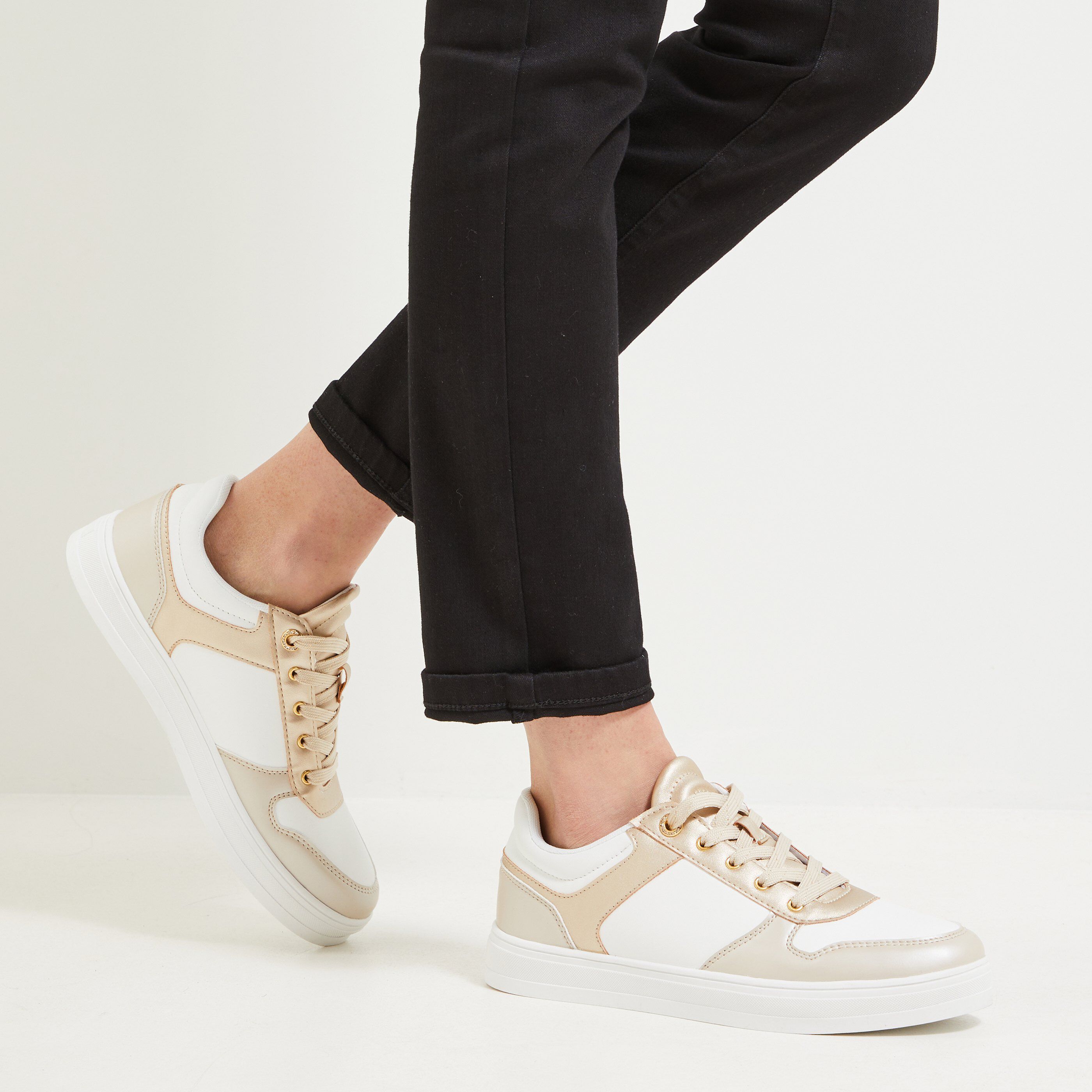 Baskets femme - OR