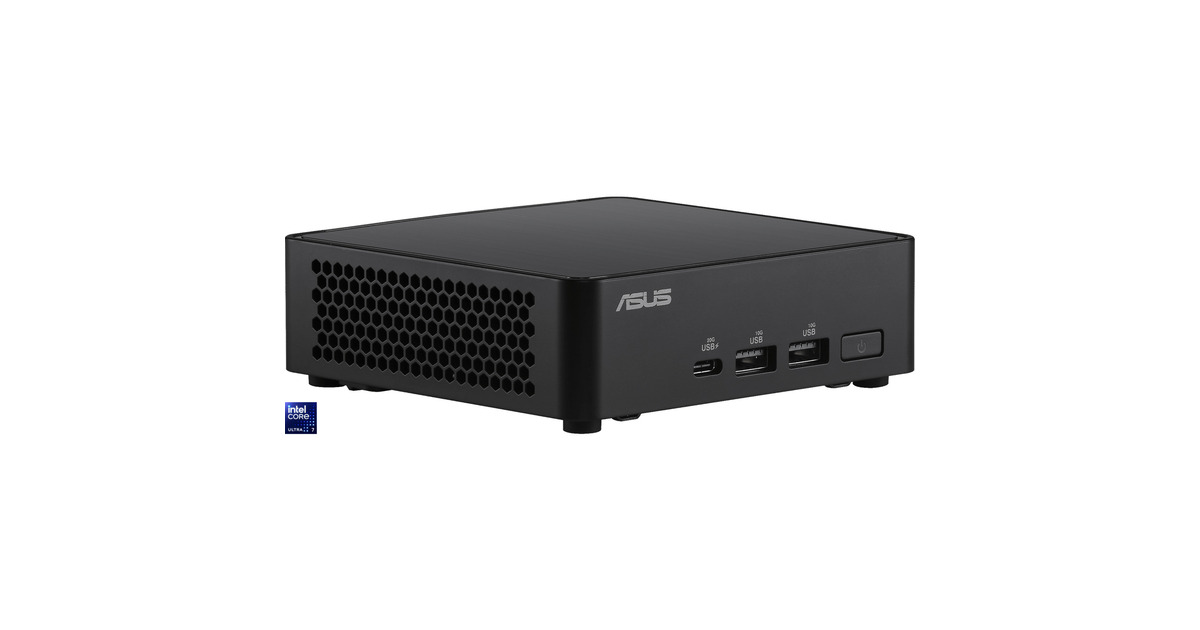 ASUSNUC 14 Pro RNUC14RVKU7088C2I mini-pc  (Zwart | Core Ultra 7 155H | Arc Graphics | 32 GB | 512 GB SSD)