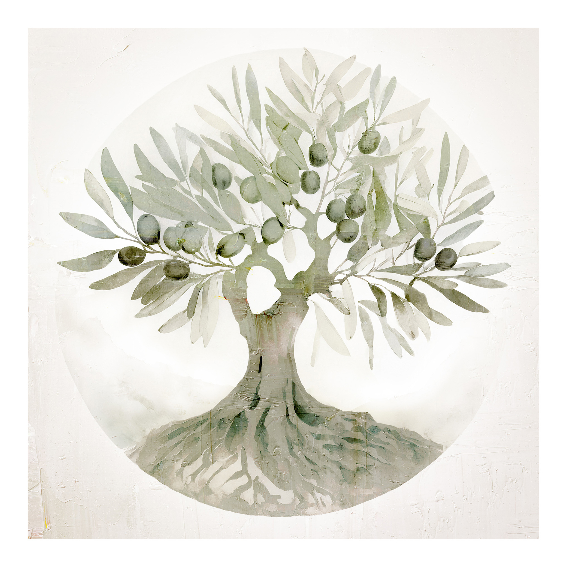 Gerahmtes Bild TREE OF LIFE - 50x50 cm
