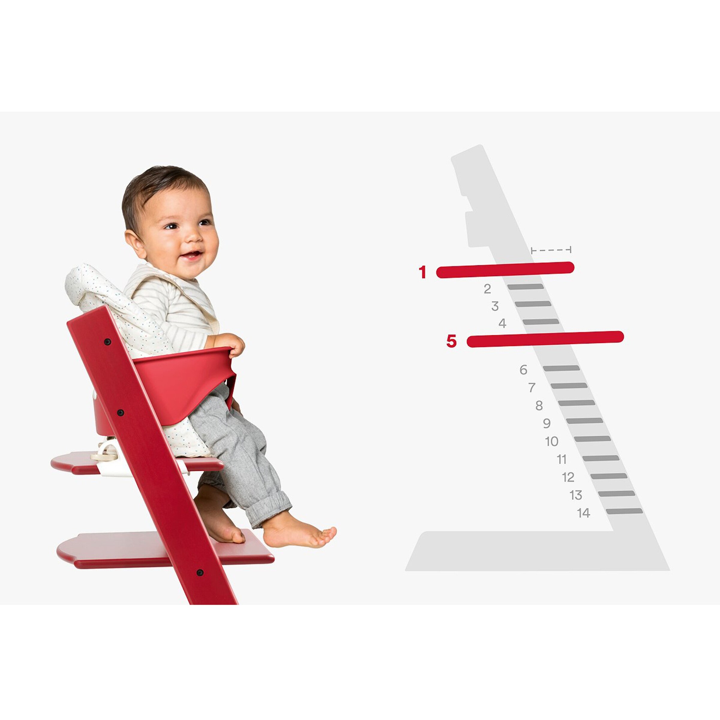 Stokke® - TRIPP TRAPP® Newborn Set Light Grey