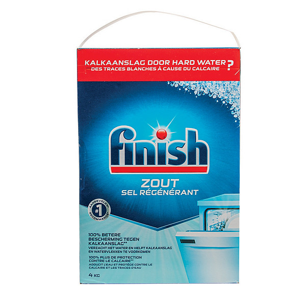 Sel régénérant lave-vaisselle anticalcaire Finish 4 kg