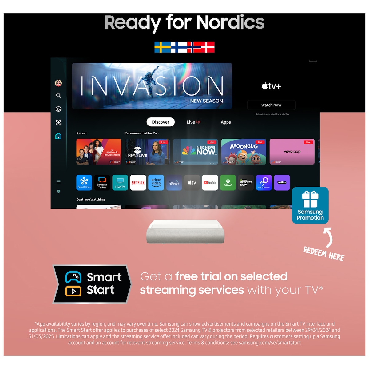 Samsung LPU9D The Premiere Smart 4K UHD laserprojektor