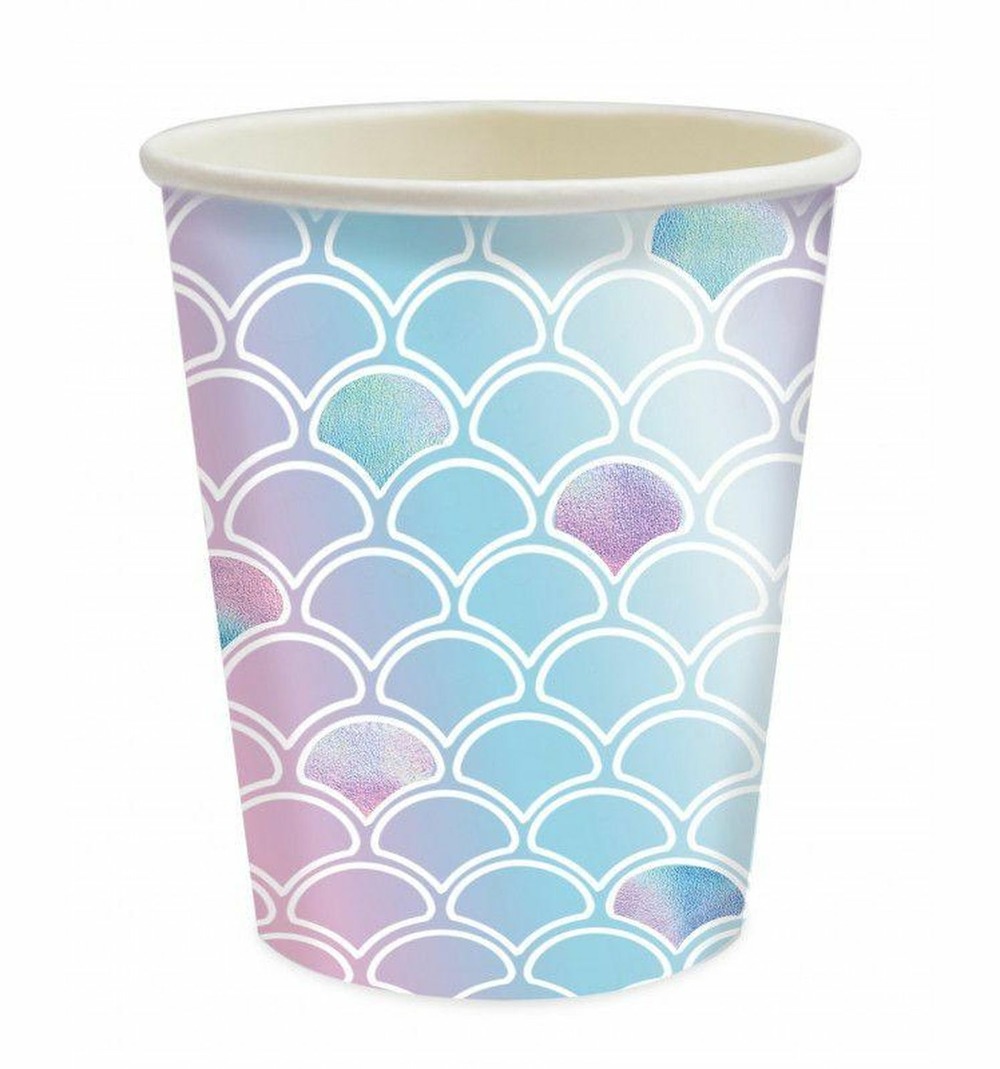 24 gobelets en carton sirène