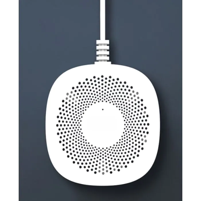 (75x50mm) Smarter Bluetooth Luftqualitätsmonitor Feuchtigkeits Messgerät mit App Steuerung (ZG1070) - Weiss