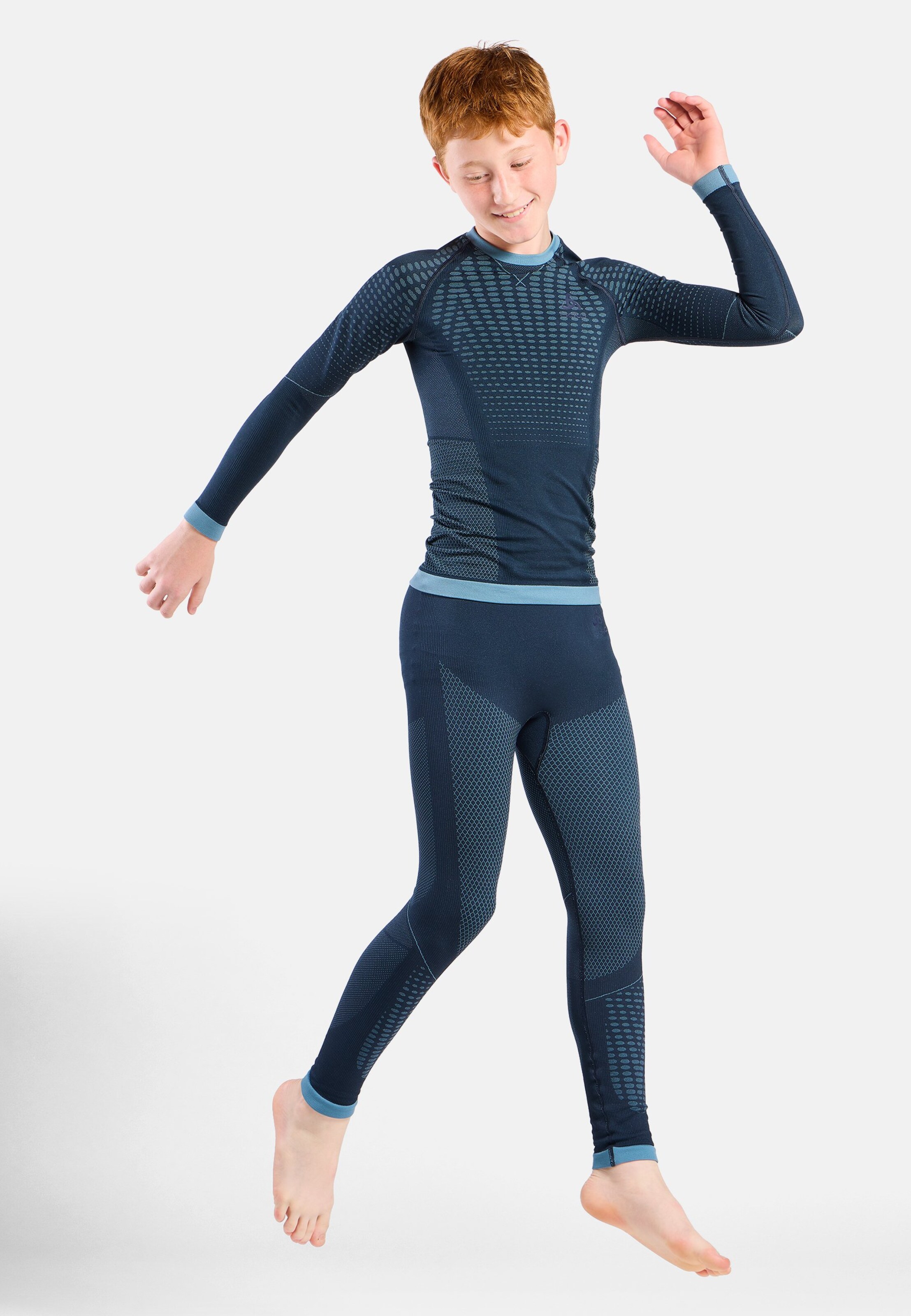 Evolution Warm Base Layer Langarmshirt in provincial blue