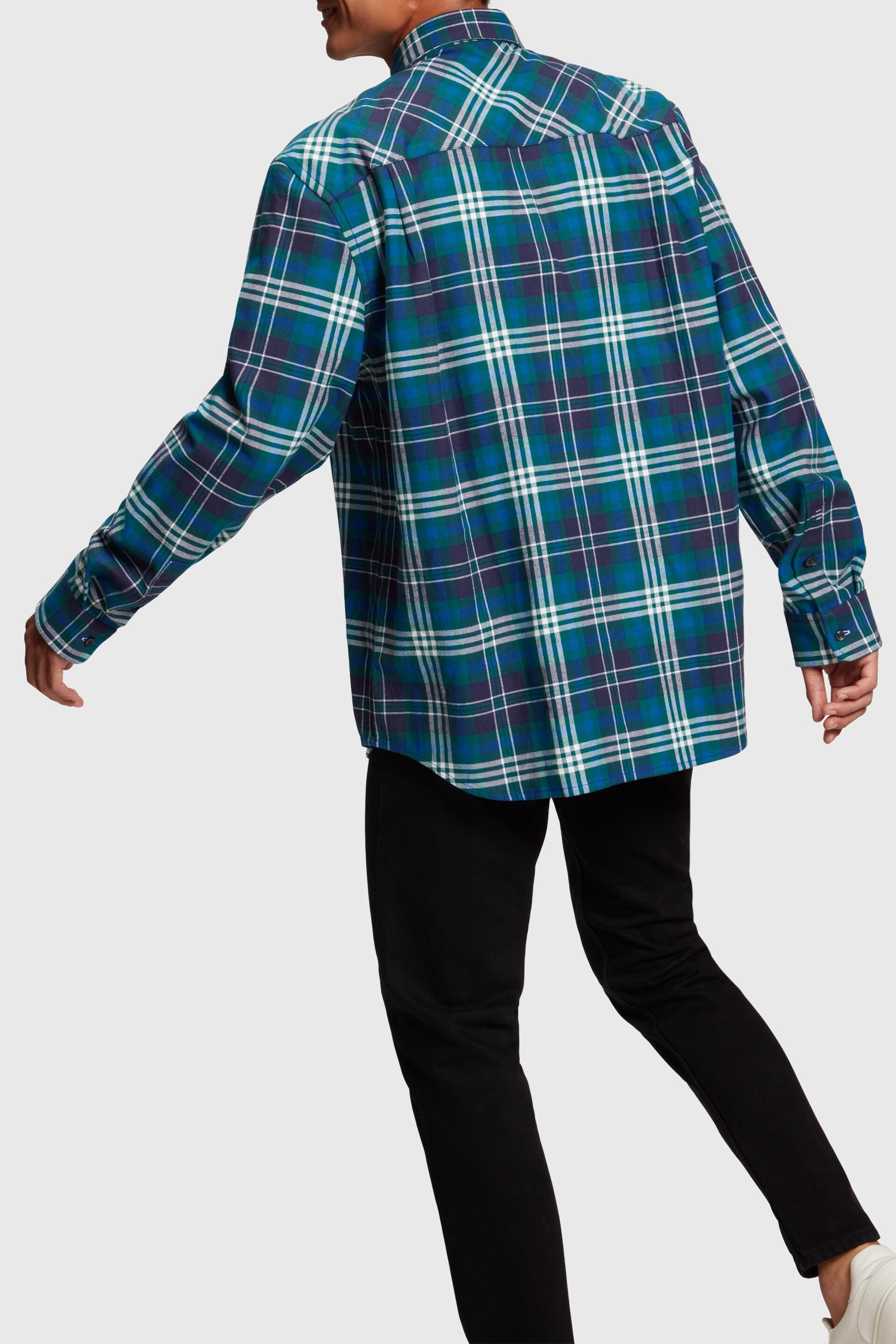 Chemise en flanelle à carreaux