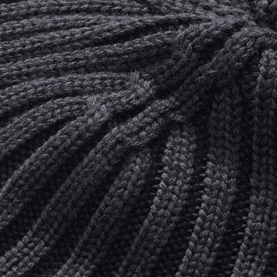 Herrenmütze mit Umschlag, Schwarz