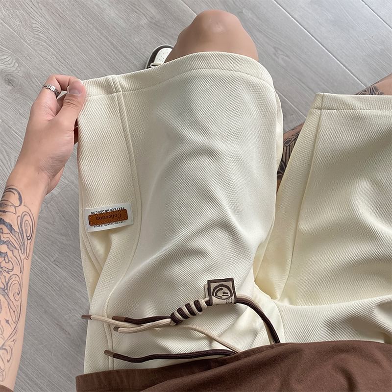 Wescosso - Sweatshorts met trekkoord in de taille