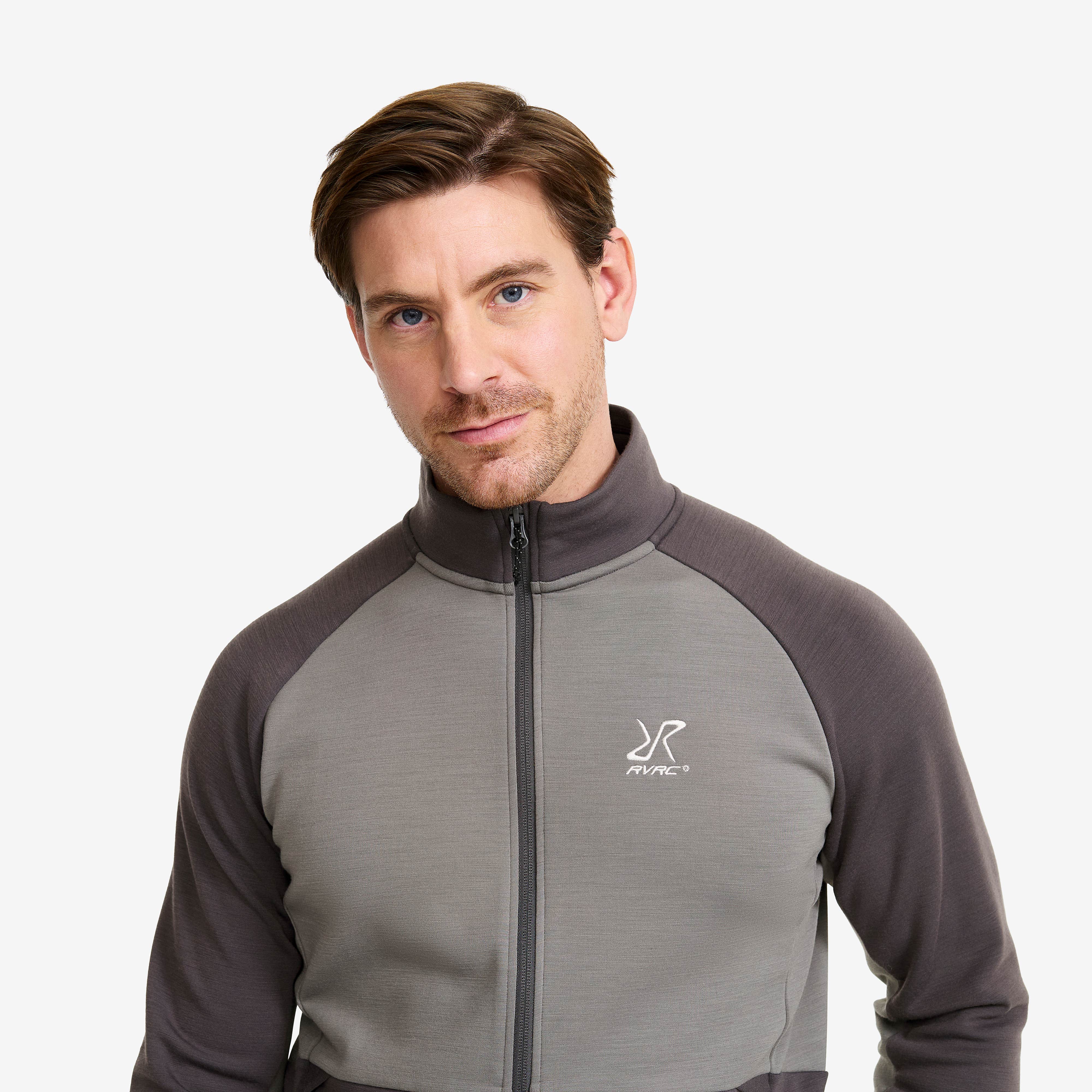 Hill Fleece Herre Asphalt/Steel Gray