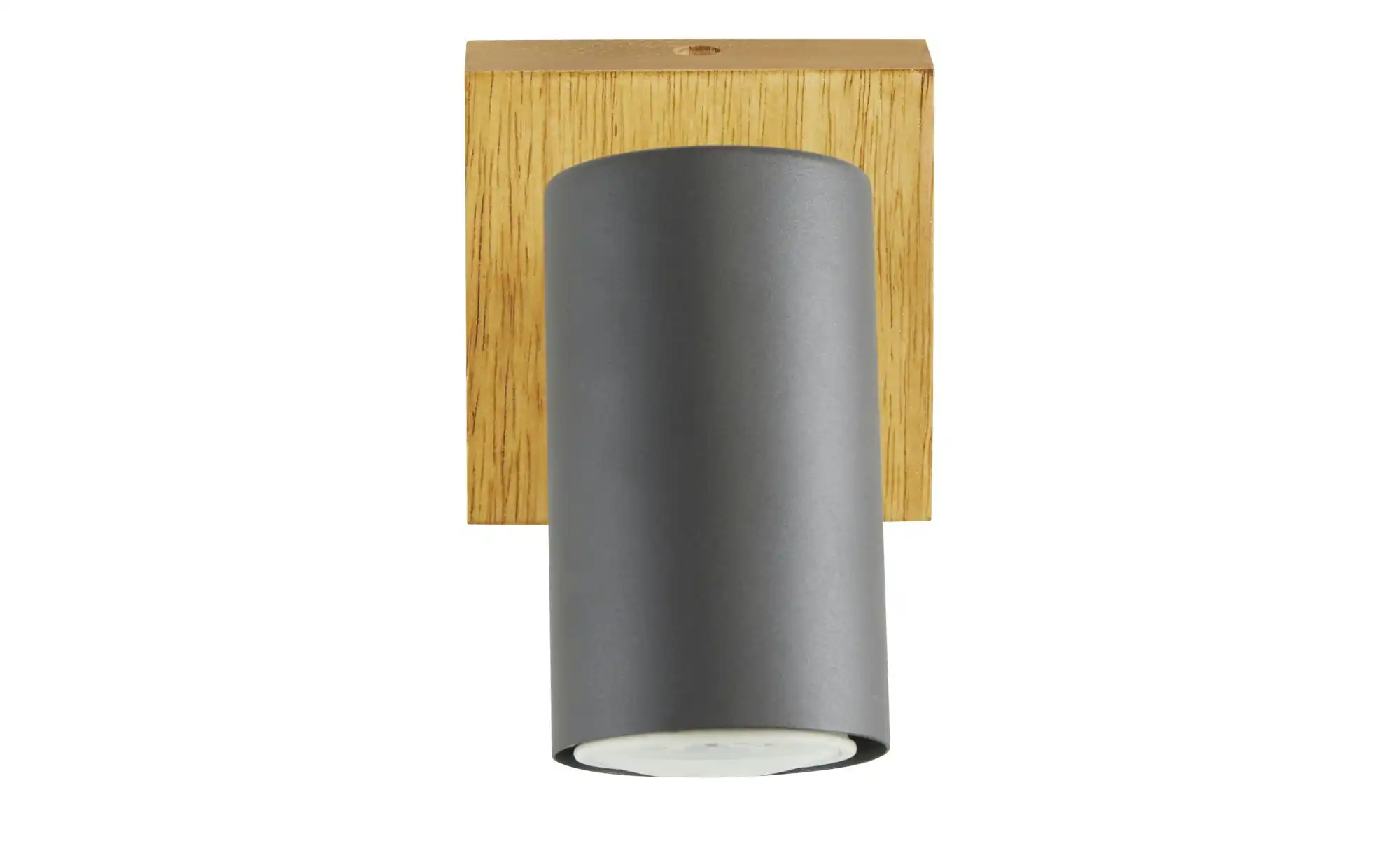 Trio Wand-/ Deckenspot, schwarz  / Eiche