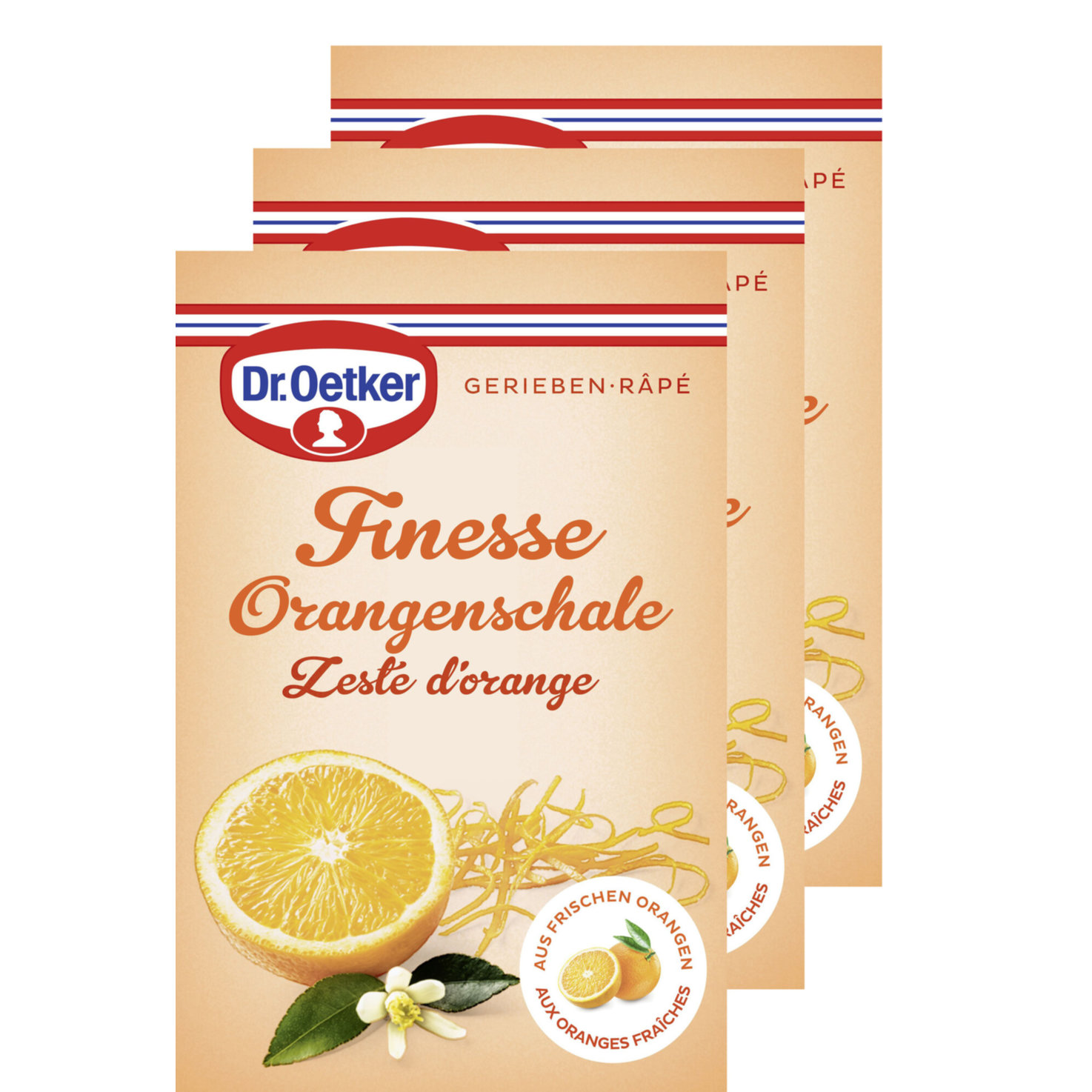 Dr. Oetker Geriebene Orangenschale 3x6g